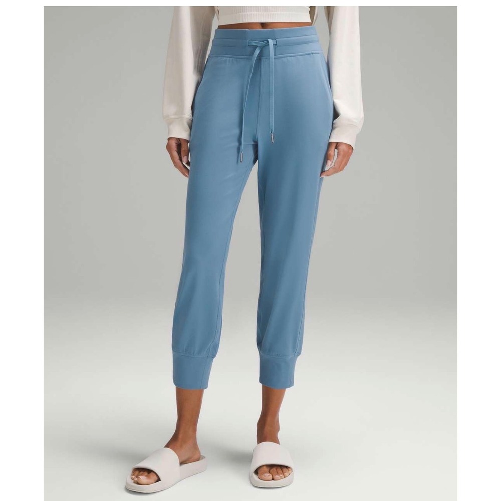 Lululemon Align High-Rise Jogger 23 Nulu Blue Cropped Yoga Pants Womens Size 12